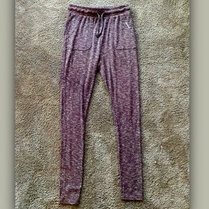 Gymshark Slounge jogger style pants. Size Medium in heather purple.